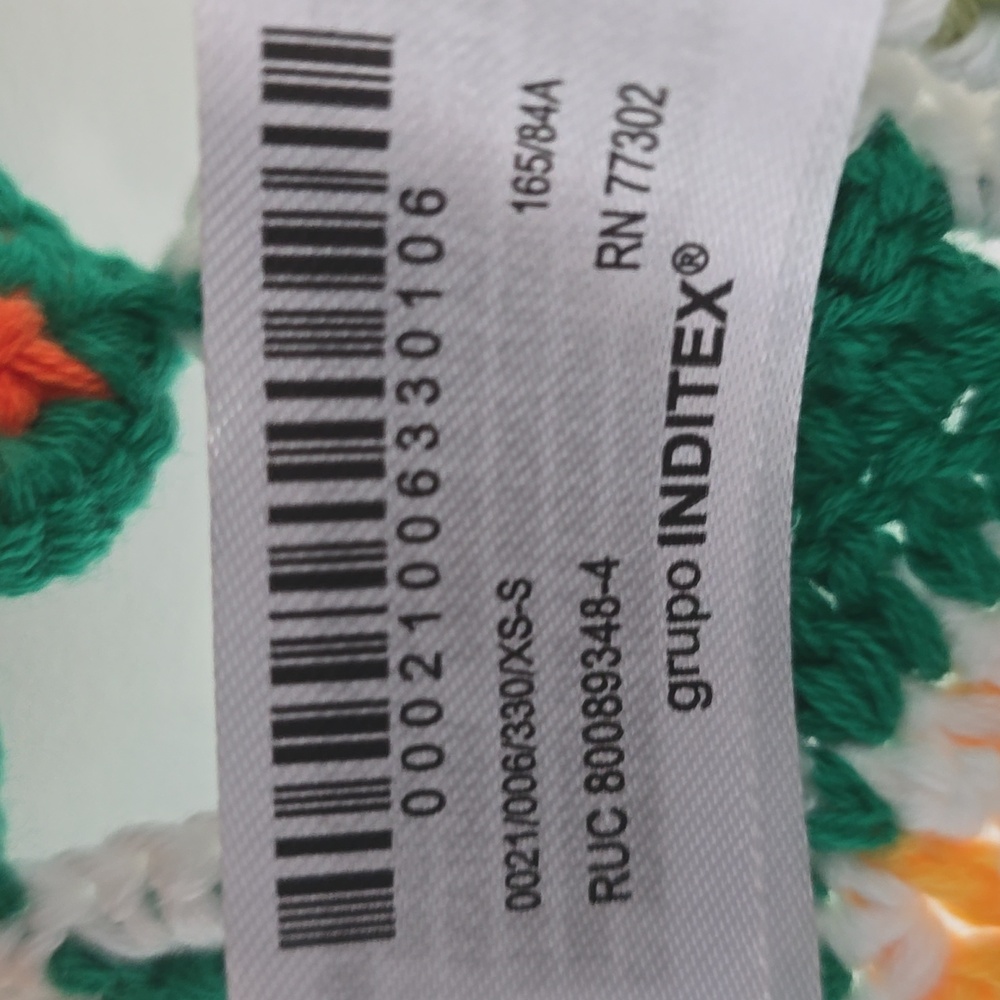 ZARA Colorful Crocheted Floral Open Knit Statement Top In XS/S NWT, RARE - Picture 14 of 16